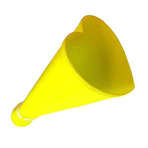 プロモ ハートメガホン 全3色 26cm 紐付き 日本製 黄色