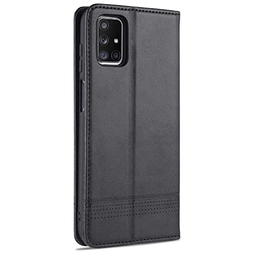 MOONCASE Carteira de Couro PU Capa Magnética à Prova de Choque com Slot para Cartão para Samsung Gal