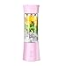 Usb. Mikser Przenośny Blender Elektryczny Sokowirówka Maszyna Smoothie Blender Mini Procesor żywnościowy Personal Cytryna Wyciskarka Pomarańczowa Sokowirówka (Color : Pink, Size : One Size)