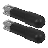 Homoyoyo 2pcs Folding Industrial Handwheel Handles with Revolving Grip and Clamping Screw for Lathe and Milling Machines, Ergonomic Machine Tool Crank Handles for Small Workspaces