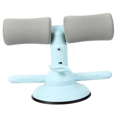 Abaodam Suction Sit-Up Bar Assist Device Portable Indoor Ab Training Equipment for Home Workouts Adjustable Floor Sit-Up and Push-Up Support Fitness Equipment for Men and Women