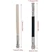 FMHXG 6PCS Pencil Extender Set Wooden Pencil Extenders Single Tip Leads x3 Double Tip Leads x3 5x0.31 inches Features Adjustable Sliding Metal Ring For Crafts School Personal Projects