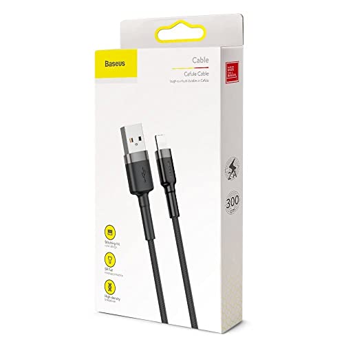 Image of Baseus cafule Cable USB for IP 2A 3m - Gray