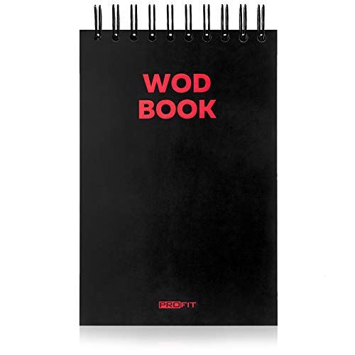 WODBOOK A6 Cross Training Journal by ProFit - WOD Logbook - Cross Training Tracking Diary – WOD Book | 140 pages - Track 125 WODs | Designed to Track Your Strength, Conditioning and Skills