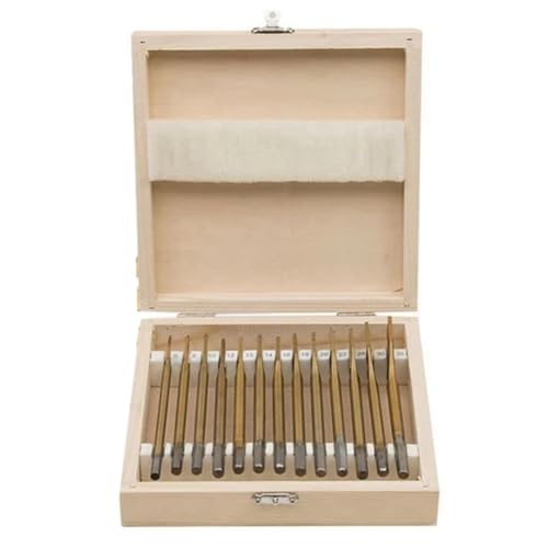 Oiqippnbv Juego de Brocas Aplanadas Chapadas en Titanio de 13 Piezas, Abridor de Agujeros para CarpinteríA con VáStago Hexagonal, 6-35 Mm