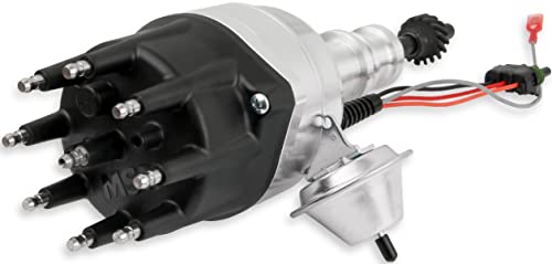 New Msd Pro Billet Ready To Run Distributor With Built-In Rev Limiter,Black Cap,Steel Gear,Compatible With Fоrd 289 & 302 Small Block V8 Engines #TOP4