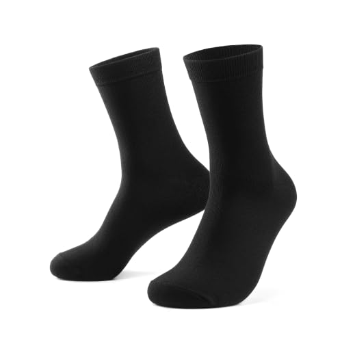 Discover Comfort and Style with Bruno Marc Men's Cotton Crew Athletic Dress Socks - Image 4