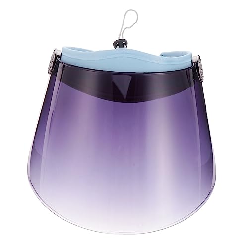 GOOHOCHY Protective Cap with Face Cover Windproof Empty Hat for Outdoor Activities Sun Protection Blue