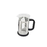 [ DI FILTRAZIONE SUPERIORE] Dotata di un a doppio filtro in acciaio inossidabile da 80 mesh ad alta densità, questa pressa offre una tazza di caffè eccezionalmente liscia e priva di sedimenti.