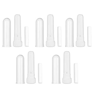 Etherische olie aromatherapie lege nasale inhalator buizen Draagbare navulbare plastic parfumbuizen 5 stks