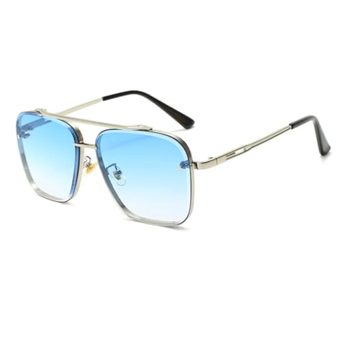 Fashion Classic Square Sunglasses Cool Men Vintage Metal Sun Glasses Women Shades UV400