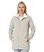 Produktbild L.L.Bean Damen 1912 Sherpa-Lined Full Zip Tunic Sweatshirt, Haferflocken (Oatmeal), meliert, M