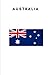 Produktbild Australia: Country Flag A5 Notebook (6 x 9 in) to write in with 120 pages White Paper Journal / Planner / Notepad