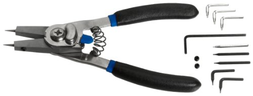 Martin P1421 Quick Switch Retaining Ring Plier with Straight and 90 Degree Bent Tips, For 1/4