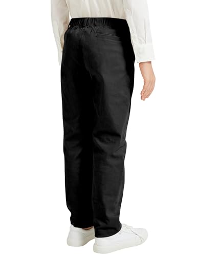 Image of QBK Relaxed Fit Stretch School Uniform Pant Chino Pants for Toddler to Youth Boys and Girls