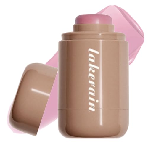 Rubor en barra para rostro de usos múltiples - Humectante sólido Tinted Beauty | Rubor natural resistente al agua en tono nude para ojos, labios y mejillas (Soft pink, 01)