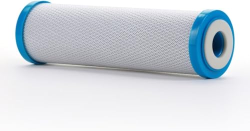 Image of iFilters 0.5-Micron Carbon Block Water Filter - Coconut Shell CTO Drinking Water Filter Cartridge - 10-inch Replacement for Filtration Systems - 2.5 inch x 10 inch (2.5 inch x 10 inch, 2 Pack)