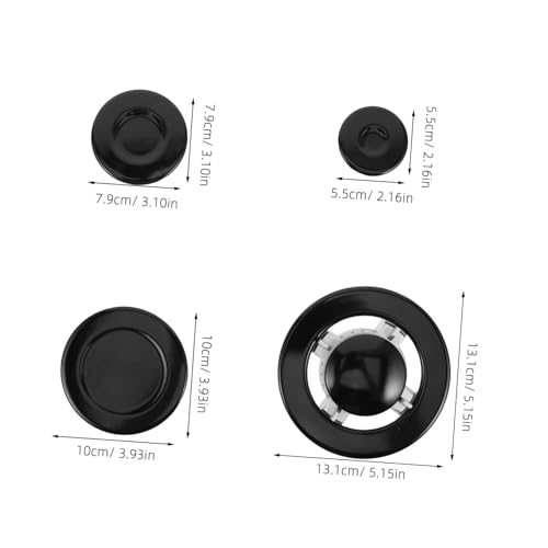 Capuchons de brûleur de cuisinière à gaz remplaçables SHINEOFI pour brûleurs concaves