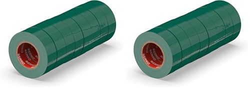 Ruban adhésif isolant électrique vert ERKO : la solution pour réparer vos câbles dénudés en PVC
