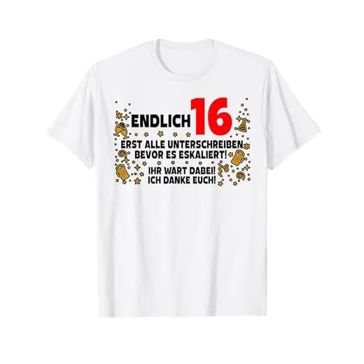 Finalmente 16 libro de visitas para firmar 16 cumpleaños Camiseta