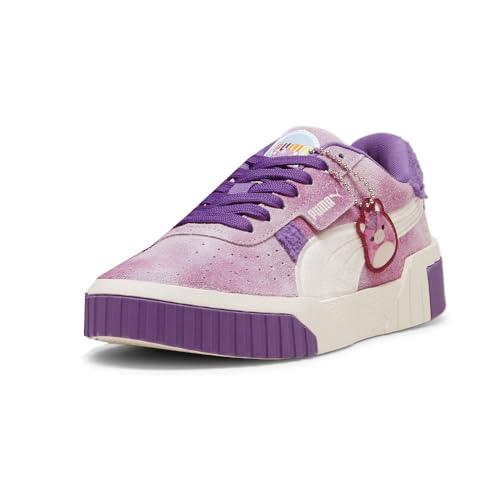 PUMA Kids Girls Cali Lola X Squish Perforated Lace Up Sneakers Shoes Casual - Pink, Purple2