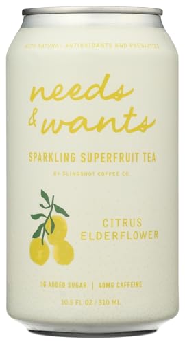Professional Slingshot Slingshot Coffee Citrus Elderflower Sparkling Superfruit Tea, 10.5 Fz