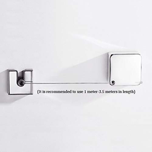 Corde à linge perforation-libre avec fil acier rétractable 3.5m