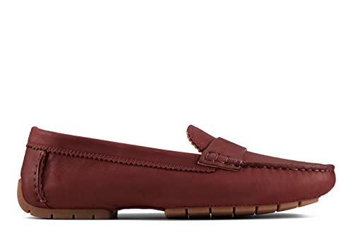 Image of Clarks C MOCC Merlot Leather