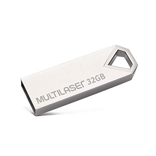 Pen drive Multi Diamond 32GB USB 2.0 Metálico - PD851