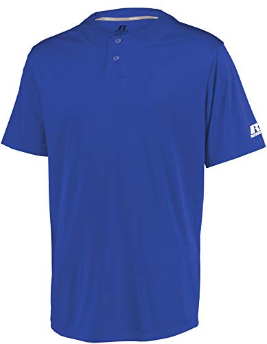 Russell Youth Performance Two-Button Solid Jersey Xl Royal