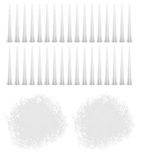 HUAZIZ 1000 pezzi punte per pipette 10ul laboratorio universale plastica