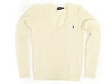 Chemische Reinigung Polo Ralph Lauren Damenpullover aus Merinowolle - Elfenbein - Groß