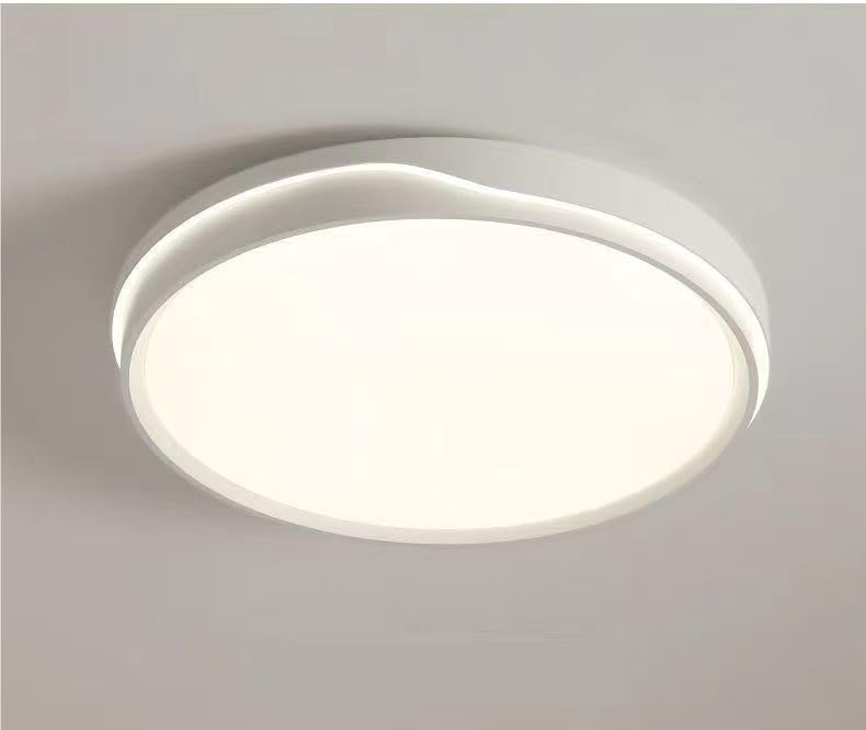 TONFON Lámpara de techo acrílica con atenuación de tres colores Lámpara de techo LED ultrafina Iluminación creativa romántica cálida Lámpara de techo for sala de estar, dormitorio, comedor, cocina, sa