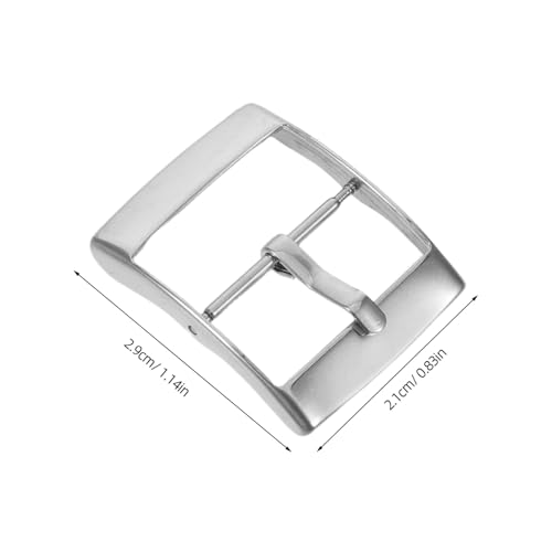 Hebillas de reloj en acero inoxidable de alta resistencia para correas de metal y cuero 2