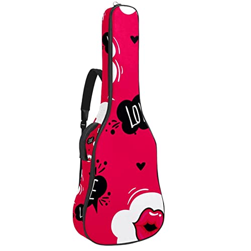 Housse de sac de guitare épaisse avec rembourrage en éponge imperméable pour guitare acoustique électrique basse… - Les Beatles, Paul McCartney, John Lennon, RIngo Starr, George Harrison Housse de sac de guitare épaisse avec rembourrage en éponge imperméable pour guitare acoustique électrique basse…