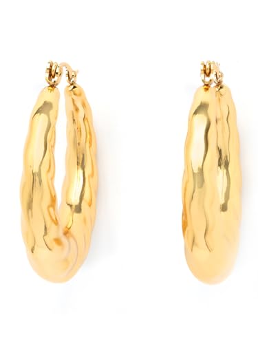 Image of Scintillare by Sukkhi Excellent Stainless Steel Round Hoop Earring Jewellery for Women & Girls|Anti Tarnish Jewellery|Gifts for Wife Girlfriend Mother Sister