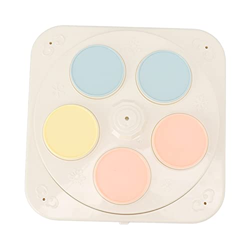 Jwthee Rotary Dessert Machine, Carousel Cake rack, Rotating Desserts Display Table 8 Inch Automatic Rotating Cupcake Stand Machine for Wedding Birthday (ABS 2)