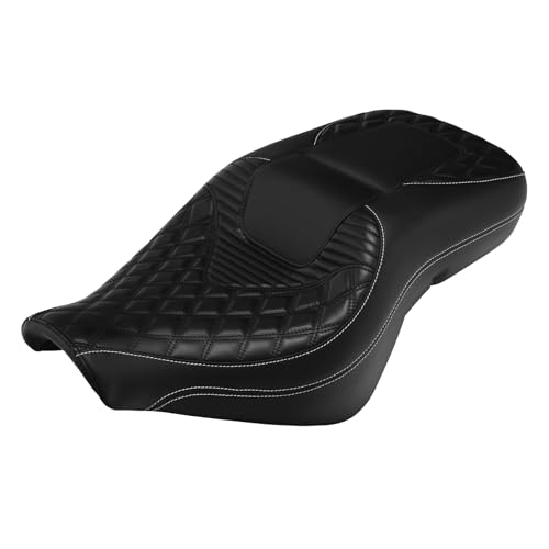 C.C. RIDER Rider Passenger Seat One Piece 2-up Seat Fit for BMW R18B R18 Transcontinental 2020-2024