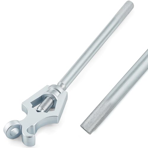 Image of Tandefio 1 Pcs Fire Hydrant Wrench, Pentagon 1-3 /4 inch /square 1-1 /4 inch, Silver