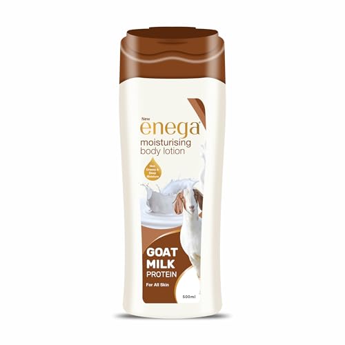 Image of Enega Goat Milk Protein For All Skin Non Grassy & Deep Nourish Moisturizing Body Lotion for Men & Women - 500 ML (Pack of 1)