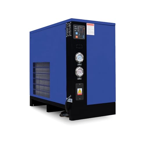 240 CFM Refrigerated Air Dryer for 50HP Air Compressors, 37.4-50°F Pressure Dew Point, 145 Max PSI, 460V/3-Phase, 60HZ, Industrial Compressed Air Dryer, NPT 1 1/2
