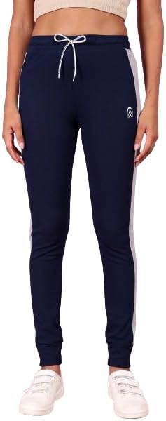 Women's Relaxed Fit Cotton Blend Jogger Pants |Regular Fit Joggers Women Track Pants (Maroon S)