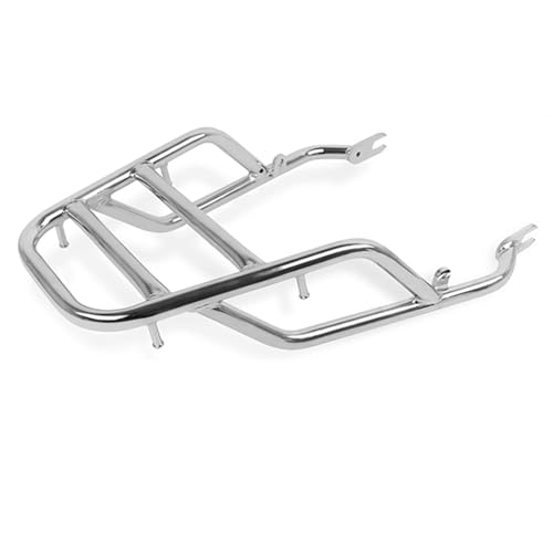 Porte-bagages arrière Kawasaki W800 Cafe avec étagère sissy bar et rail support fret noir
