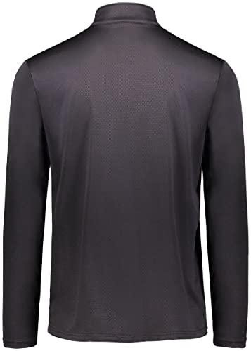 Holloway Sportswear Prism Bold 1/4 Zip Pullover XL Black/Scarlet2