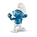 Schleich- Figurine Schtroumpf Costaud The Smurfs, 20811, Bleu