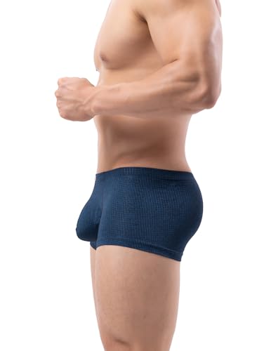 Men's Soft Comfortable Trunks Boxer Briefs Pouch Mens Sexy Stretch Breathable Under Panties4