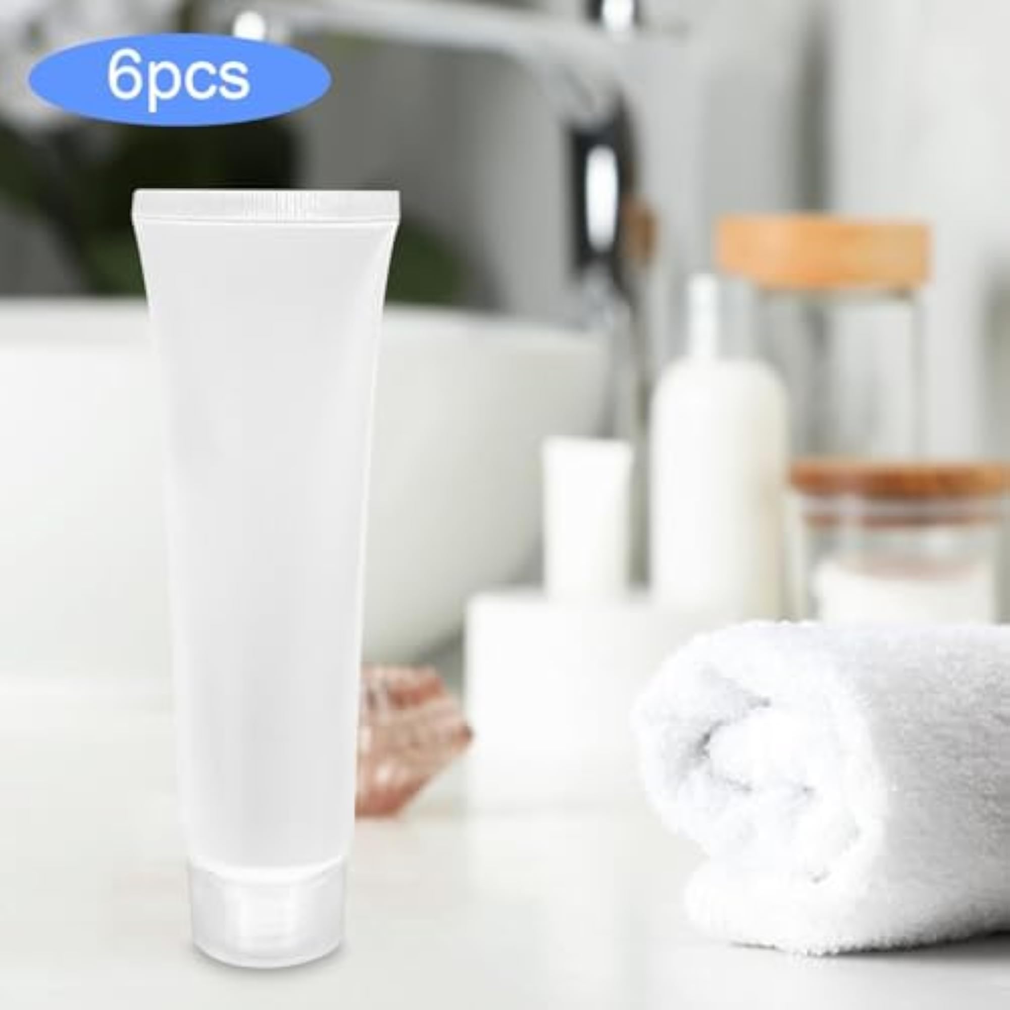 100ml Makeup Sample Soft Container Tube, Clear