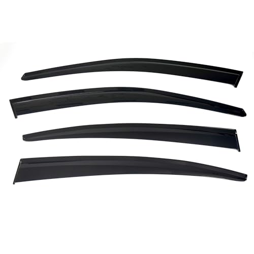 Rumplex Windabweiser Luftabweiser Regenabweiser Seitenfensterabweiser Kompatibel mit VW Passat Type B8 2015-2022 Autofenster Regenschutz Regenabweiser Anklebbare Deflektoren 4 Stück