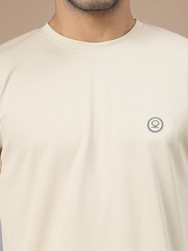 Image of CHKOKKO Gym T Shirts for Men Workout Solid Quick Dry Sports Men T-Shirts Breathable Lightweight Full Sleeve Regular Fit Round Neck Running Stylish Tshirt for man