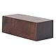 Ebenholz-Schnittholz, 125 X 50 X 40 Mm, Schwarzes Ebenholz-Schnittholz, Alterungsbeständiges Rohholz-Griffplattenmaterial für DIY-Musikinstrumentenwerkzeuge und Schneidergriffe